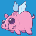 Derpy Kawaii Flying Piggy Cutie