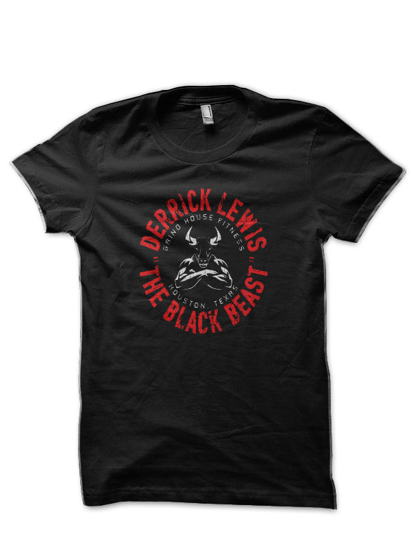 Derrick Lewis Black T-Shirt Hoodie, Sweatshirt | PureTeeCo.com