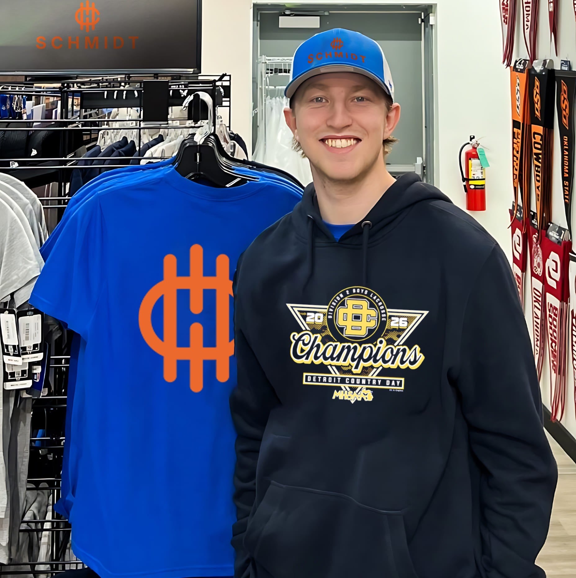 Detroit Country Day 2026 MHSAA Boys Lacrosse D2 Champions shirt