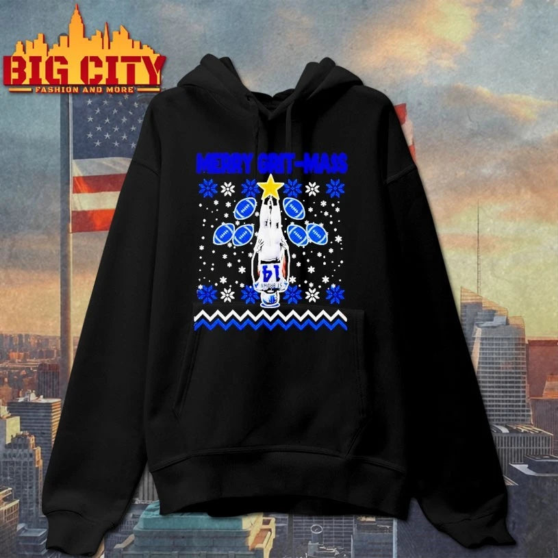 Detroit Lions Merry Grit-mas ugly christmas shirt