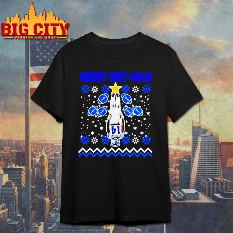 Detroit Lions Merry Grit-mas ugly christmas shirt