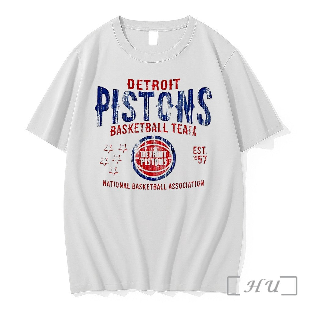 Detroit Pistons Basketball Team National Basketball Association Est 1957 Tshirts Sweater