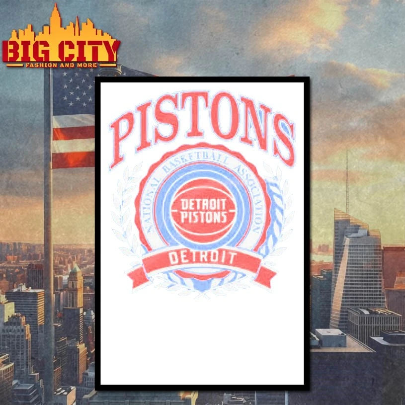 Detroit Pistons Crest National basketball association shirt