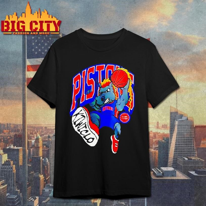Detroit Pistons Hooper’s Birthday Mascot Shirt
