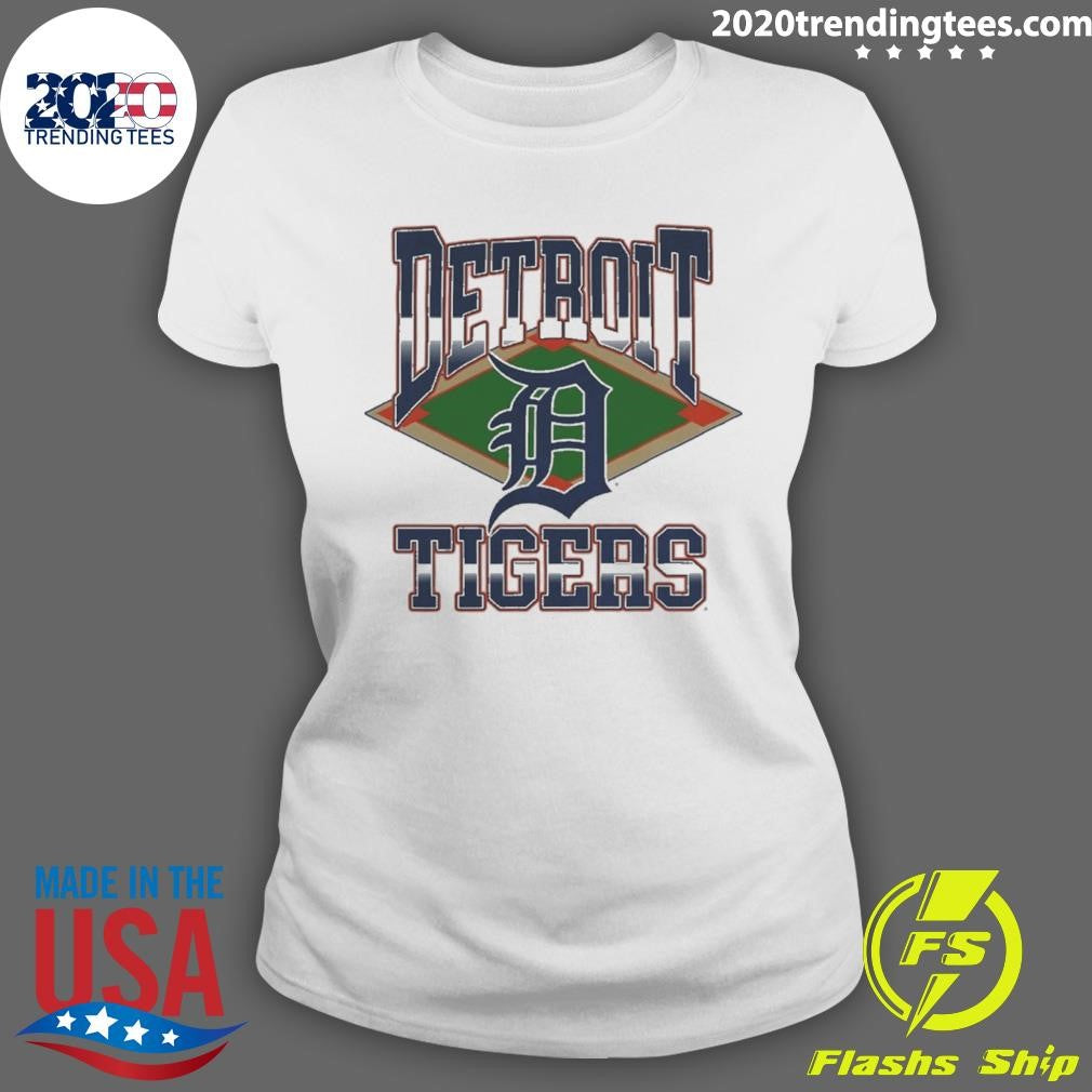 Detroit Tigers Baseball Field Diamond Shirt