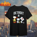 Detroit Tigers Toddler Peanuts Flag shirt