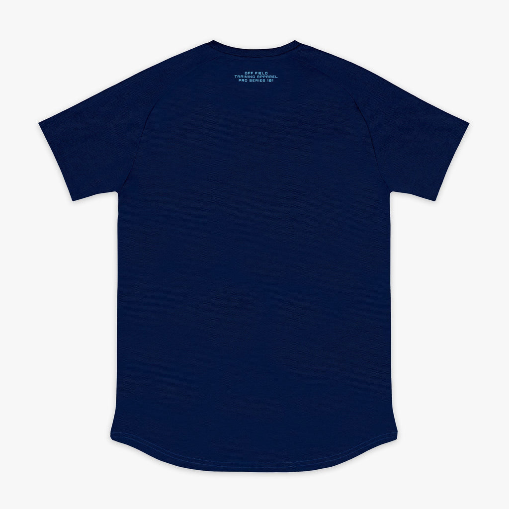Diamond Tech Tee - Navy/Light Blue Hoodie, Sweatshirt | PureTeeCo.com (Image 2)