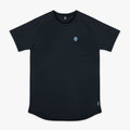 Diamond Tech Youth Tee - Black/Light Blue Hoodie, Sweatshirt | PureTeeCo.com (Image 1)