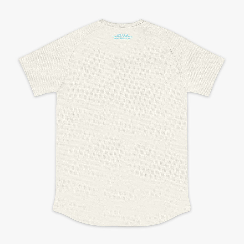 Diamond Tech Tee - Bone/Light Blue Hoodie, Sweatshirt | PureTeeCo.com (Image 2)