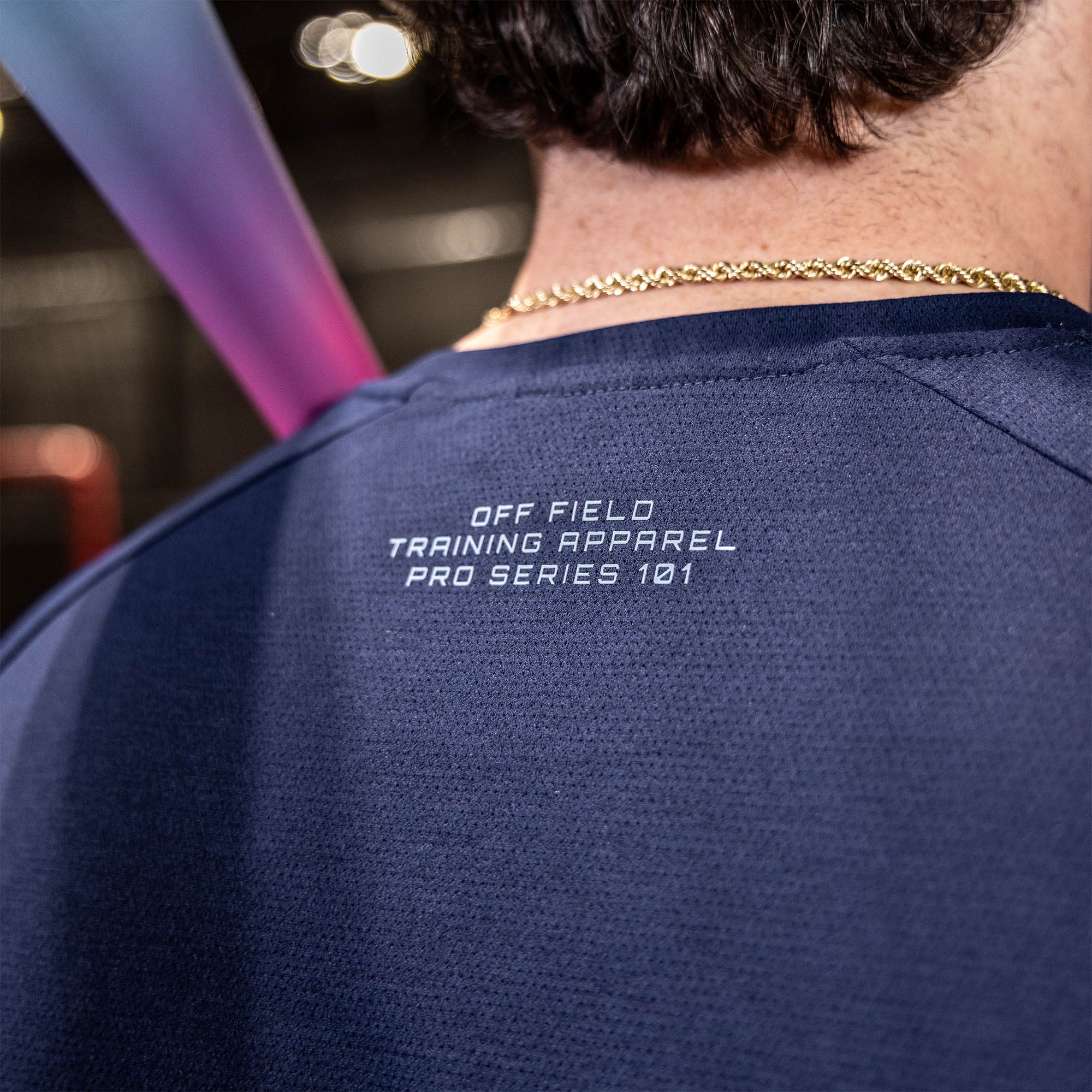 Diamond Tech Tee - Navy/Light Blue Hoodie, Sweatshirt | PureTeeCo.com (Image 5)
