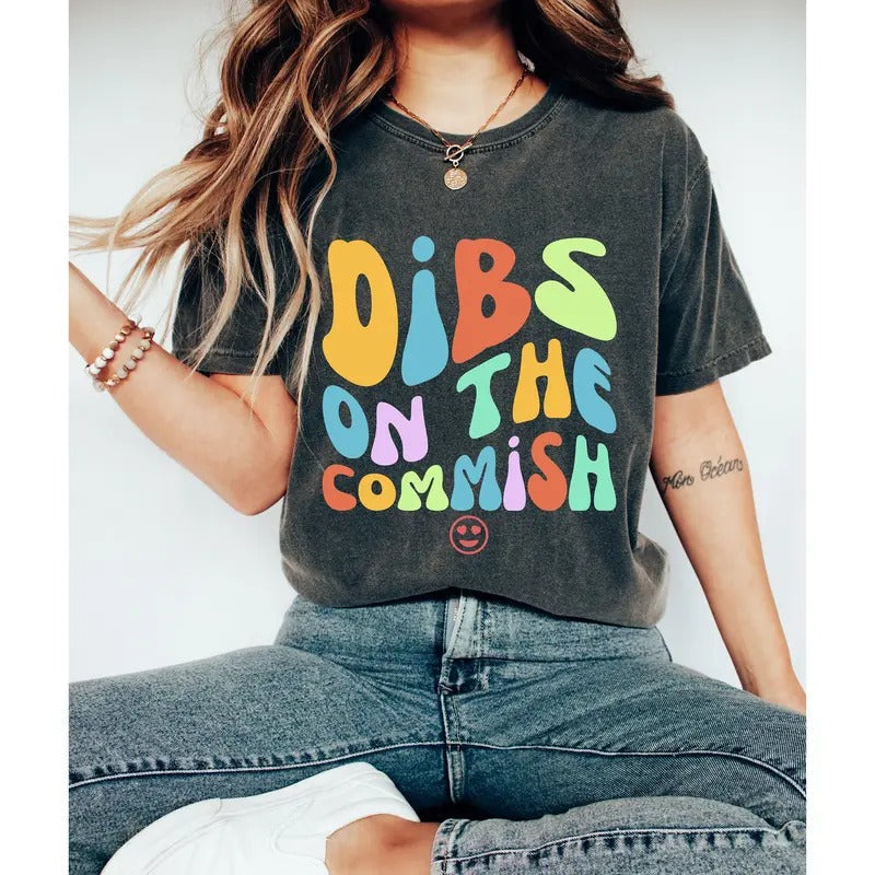 Dibs On The Commish Shirt Fantasy Football Wife Shirt Commissioners Wife Shirt Fantasy Football Shirt Gift For Fantasy...