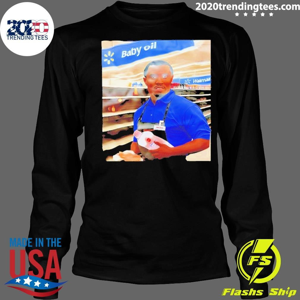 Diddy Baby Oil Walmart Parody Logo Shirt