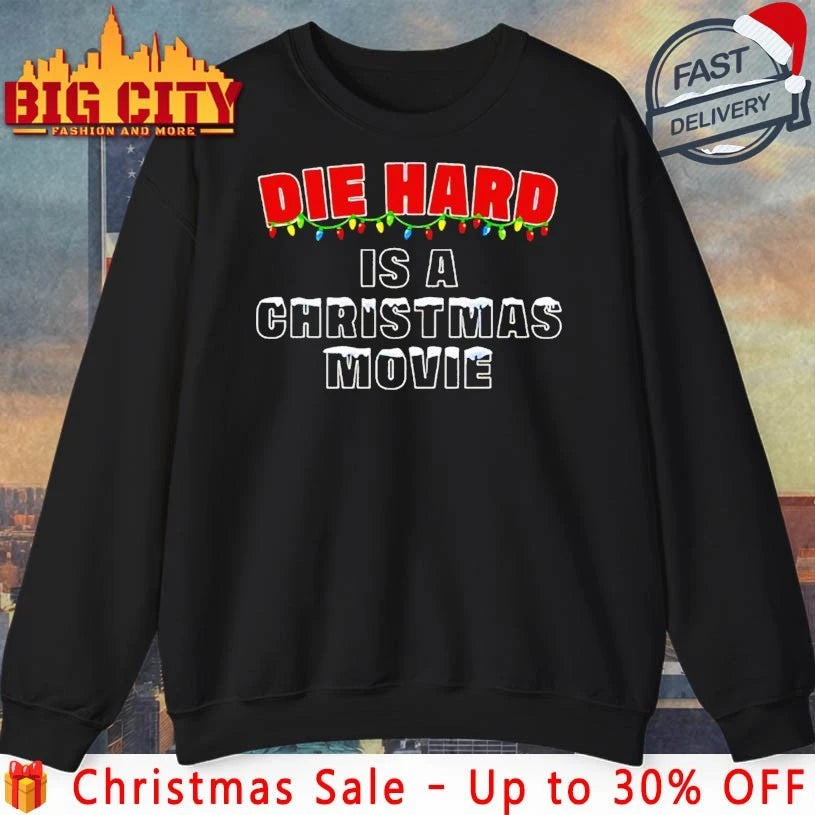 Die Hard christmas light Is A Christmas Movie shirt