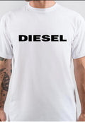 Diesel White T-Shirt Hoodie, Sweatshirt | PureTeeCo.com