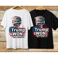 Digital Trummp Won T-Shirt, Get Over It, Trummp 47 President Sweatshirt, Trummp Winning Election 2024, 47 President Gift...