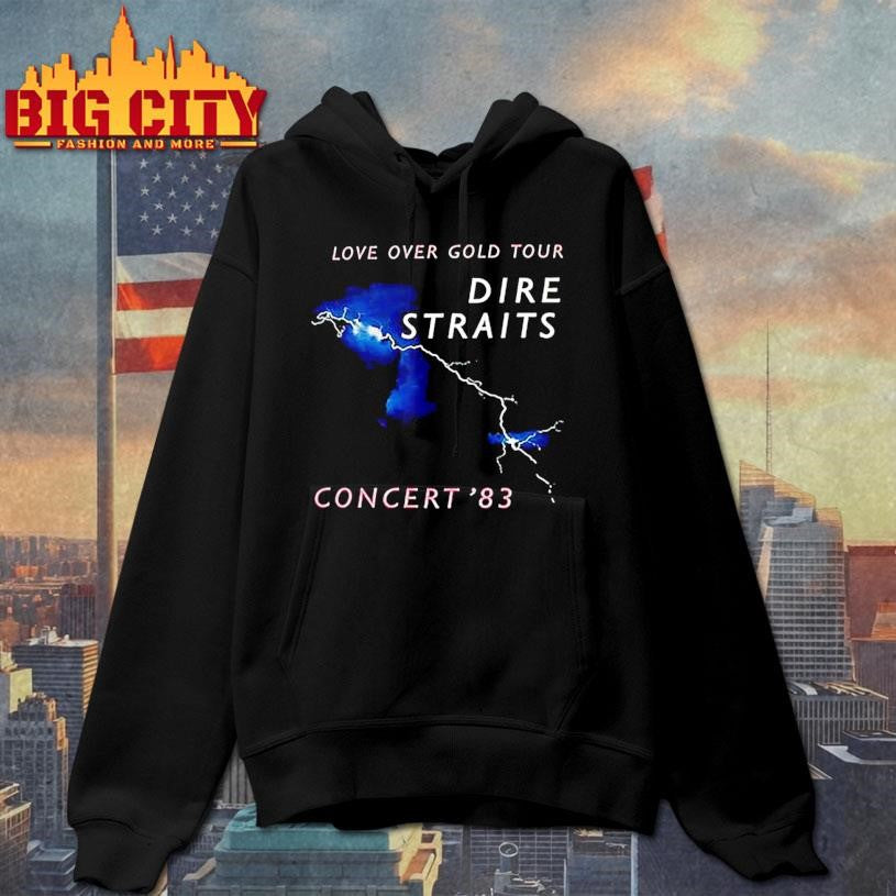 Dire Straits Love Over Gold Concert ’83 Shirt