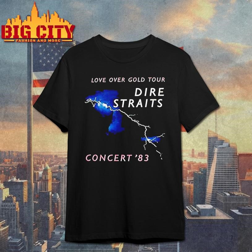 Dire Straits Love Over Gold Concert ’83 Shirt