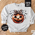 Disco Pumpkin Sweatshirt, Cute Fall Crewneck, Womens Sweatshirt, Fall Jack-O-Lantern Sweater T-Shirts, Hoodie | PureTeeCo.com