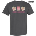 Ditsy Pink Trio Christmas Comfort Colors T-Shirt 'NLB' Hoodie, Sweatshirt | PureTeeCo.com