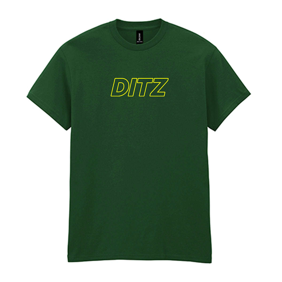 DITZ Logo Green T-Shirt Hoodie, Sweatshirt | PureTeeCo.com