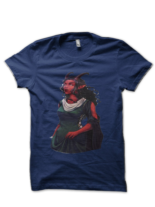 Dnd Women Navy Blue T-Shirts Hoodie, Sweatshirt | PureTeeCo.com