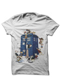 Doctor Cat White T-Shirt Hoodie, Sweatshirt | PureTeeCo.com