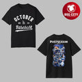 Dodgers October Baseball Postseason 2025 Two Sided Shirt