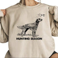 Dog Hunting and Mallard Duck Hello Hunting Season Sweatshirt Hoodie,  T-shirt, Nature Animal Lover Cotton Unisex Pullover