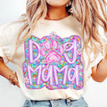 Dog Mama Shirt, Preppy Dog Mom Flower Shirt, Mama Shirt, Mom Life Shirt, Dog Coquette Shirt, Dog Mama Shirt Shirt, Dog...