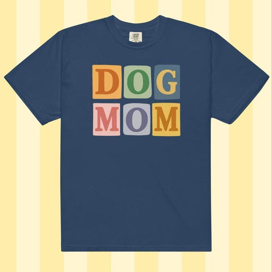 Dog Mom Boho Shirt - Unisex Apparel Relaxed Fit Printed In The USA Clothing Womenswear Casual Comfort Cotton Top Athletic Boho Chic