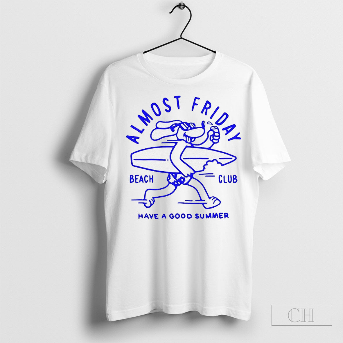 Dog Almost Friday Beach Club Have A Good Summer Shirt Hoodie, Sweatshirt | PureTeeCo.com