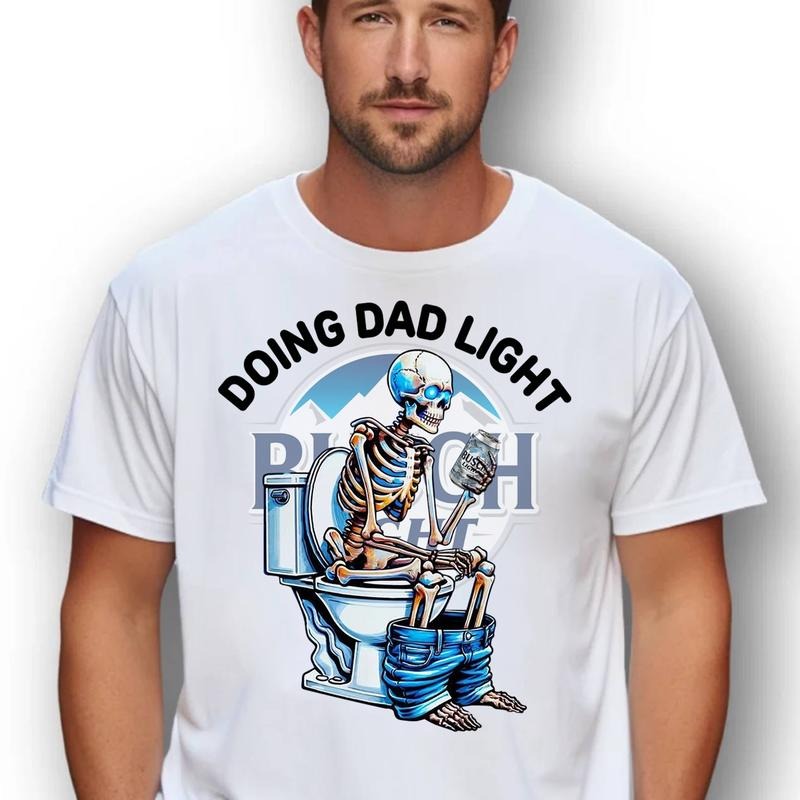 Doing Dad Light~ Unisex Apparel Relaxed Fit Printed In The USA T-Shirts, Hoodie, Sweatshirt | PureTeeCo.com