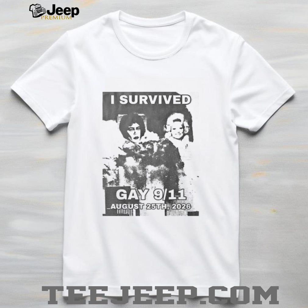 Dolly and Tim Tribute I Survived Gay 9 11 Graphic shirt