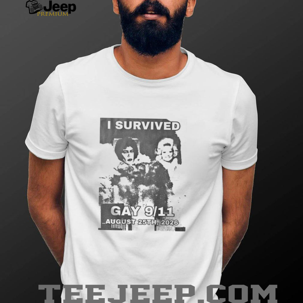 Dolly and Tim Tribute I Survived Gay 9 11 Graphic shirt