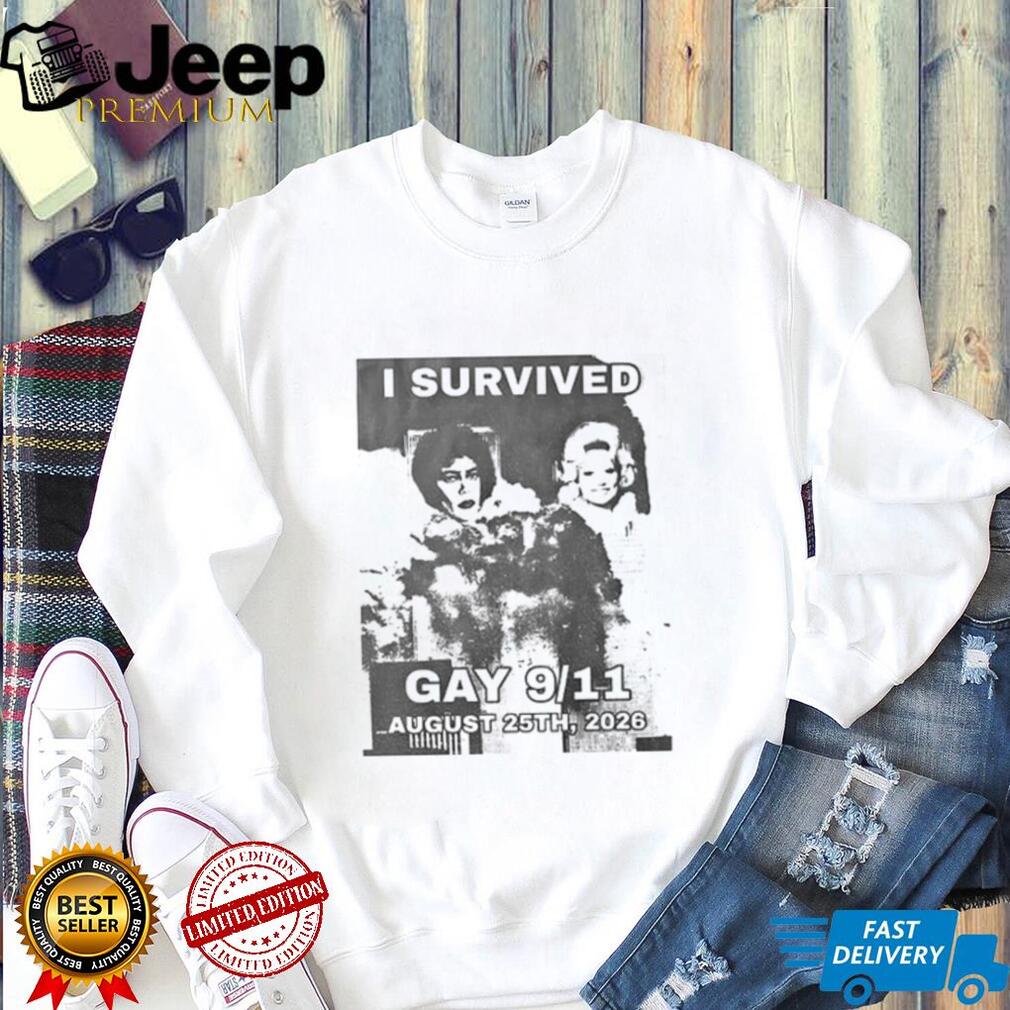 Dolly and Tim Tribute I Survived Gay 9 11 Graphic shirt