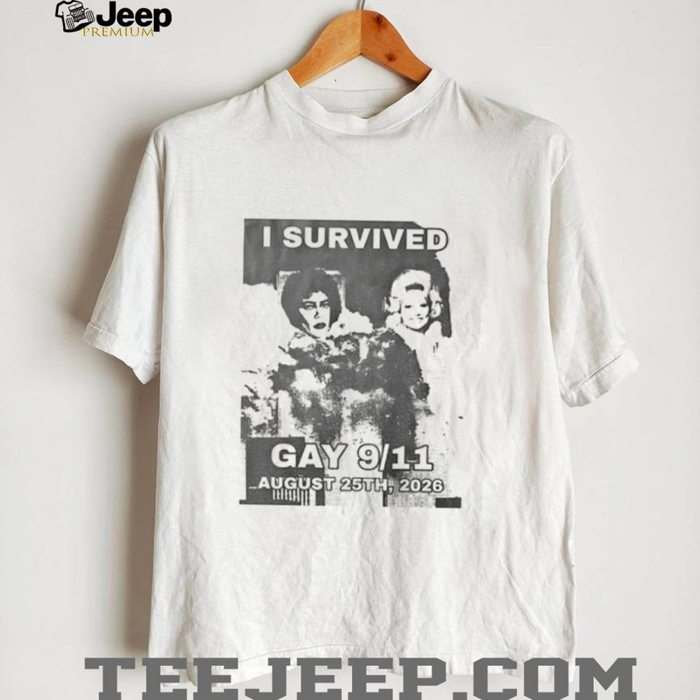 Dolly and Tim Tribute I Survived Gay 9 11 Graphic shirt