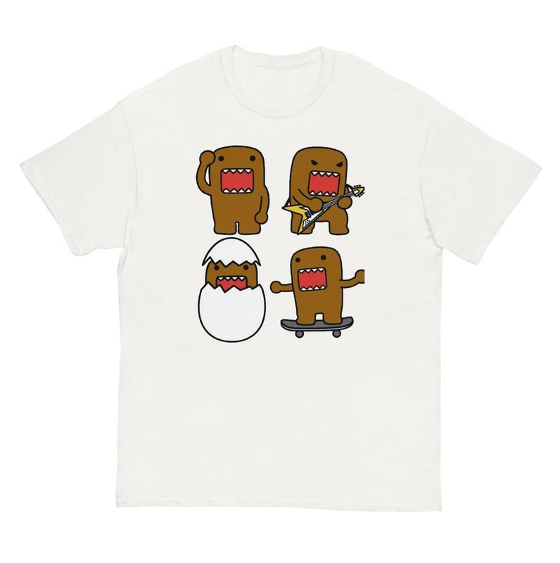 Domo Monsters Shirt, Domo Kun Face T-Shirt, Monster Eyes mouth shirt, Cartoon graphic, AWESOME GIFT Menswear Top Hoodie,...