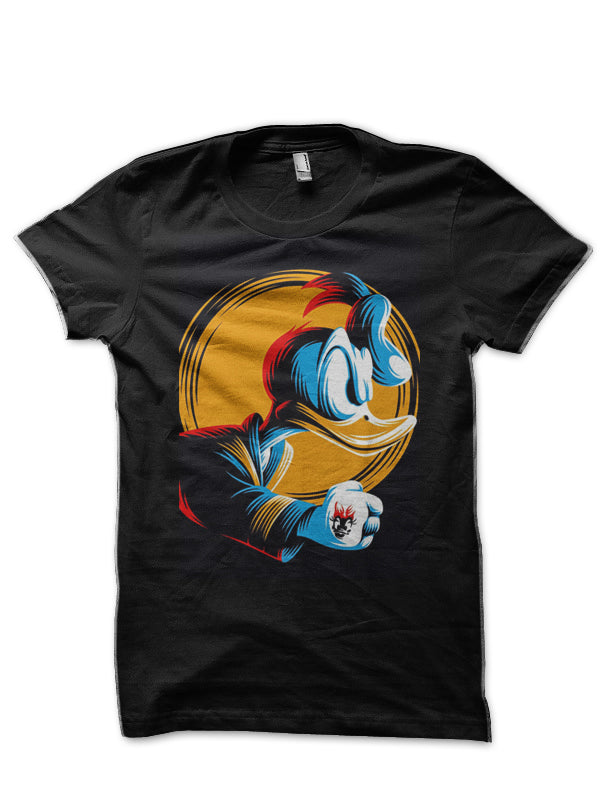 Donald Duck Black T-Shirt Hoodie, Sweatshirt | PureTeeCo.com