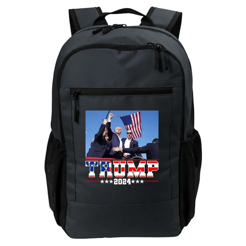 Donald Trump 2024 Survived Shot At Election Rally Usa Daily Commute Backpack T-Shirts, Hoodie, Sweatshirt | PureTeeCo.com