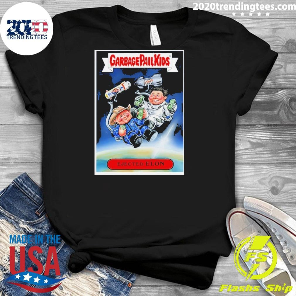 Donald Trump And Elon Musk Garbage Pail Kids Ejected Elon Shirt