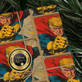 Donald Trump Wrapping Paper | Super Hero Trump Gift Wrap | MAGA Paper | Gift Paper for Trump Fans' Birthday Presents |...