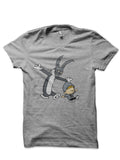 Donnie Darko / Calvin Hobbes Grey  T-Shirt Hoodie, Sweatshirt | PureTeeCo.com