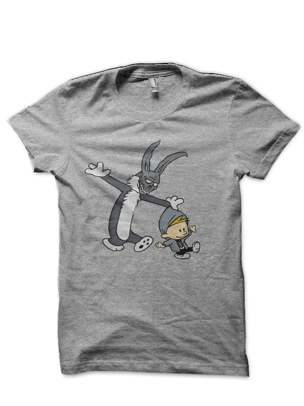 Donnie Darko / Calvin Hobbes Grey  T-Shirt Hoodie, Sweatshirt | PureTeeCo.com
