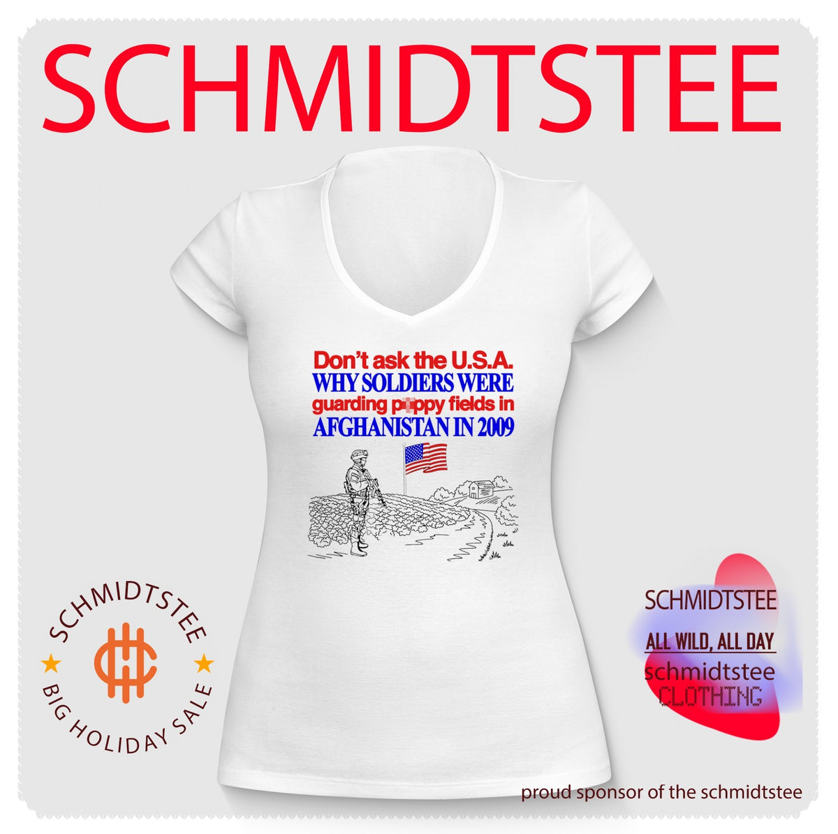 Don’t Ask the USA Why Soldiers Were Guarding Poppy Fields in Afghanistan in 2009 shirt