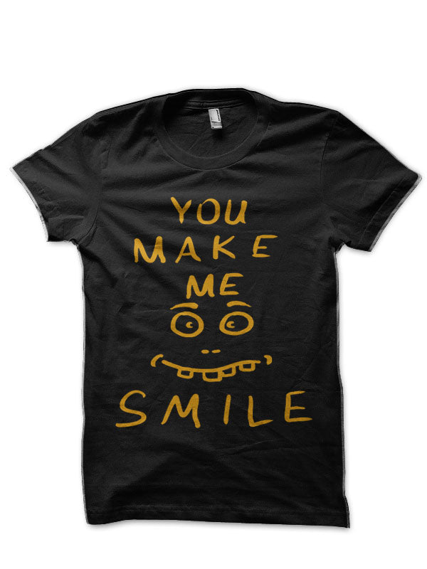 You Make Me Smile Black T-Shirt Hoodie, Sweatshirt | PureTeeCo.com