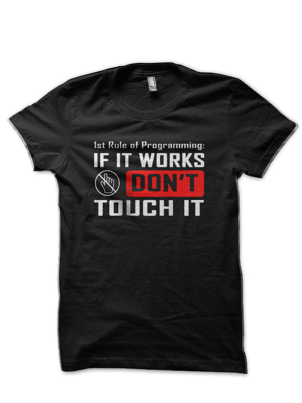 Donâ€™t touch It Black T-Shirt Hoodie, Sweatshirt | PureTeeCo.com