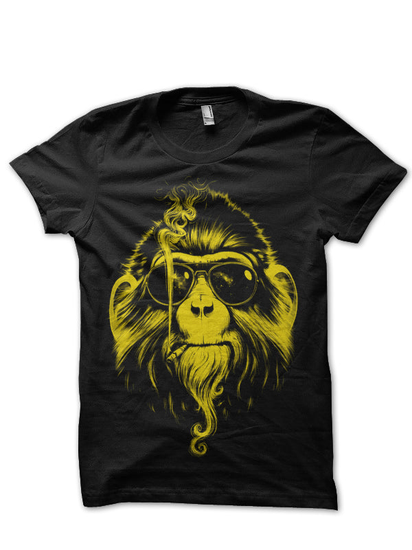 Dope Monkey Black Tee (Dark Blue Available) Hoodie, Sweatshirt | PureTeeCo.com