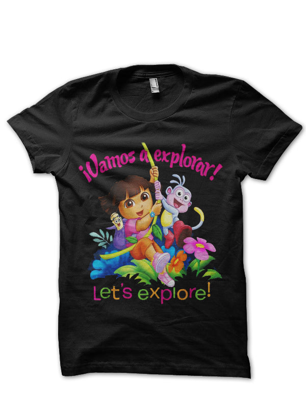 Dora The Explorer T-Shirt Style009 Hoodie, Sweatshirt | PureTeeCo.com