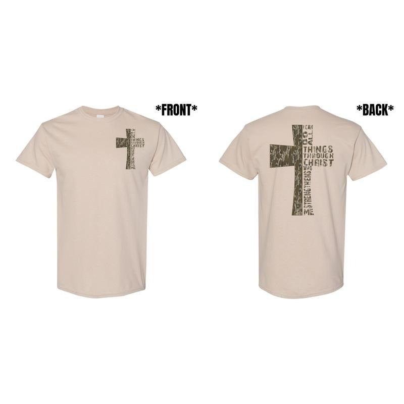 Double Camo Cross Gildan Short Sleeve T-Shirt 'NLB' Hoodie, Sweatshirt | PureTeeCo.com