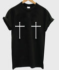 Double Cross T-Shirt Hoodie, Sweatshirt | PureTeeCo.com